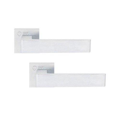 Ручки на розеті RDA Kubic S (WC49-RY49) зістарений матовий хром - Фото №1