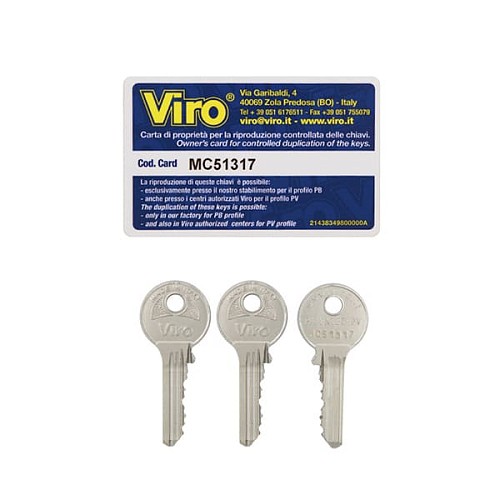 Замок навесной VIRO PANZER ST.STEEL VR 4117.X (3 ключа) - Фото №4