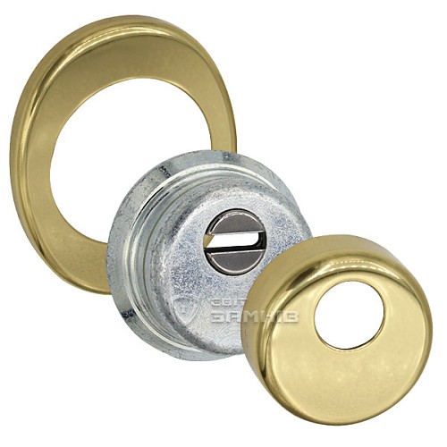 Протектор AZZI FAUSTO F23 ANT з юбкою 25 мм 85х70 полірована латунь - Фото №2