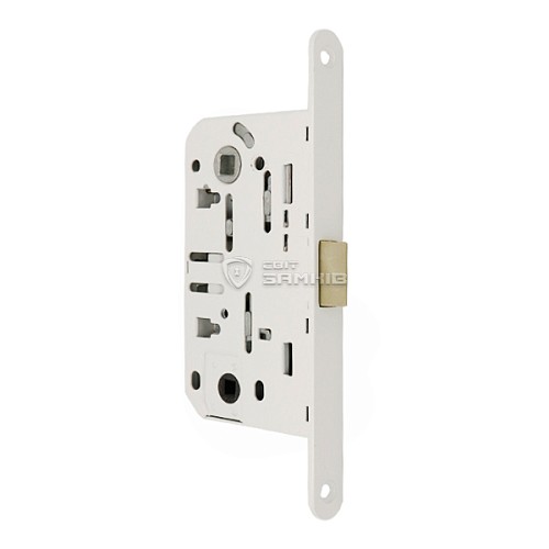 Механизм замка MVM P-2056 WC (BS50*96мм) пласт.язичок White белый - Фото №1