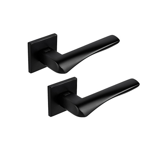 Ручки на розетте MVM/Linde A-2018 (T20-E20) BLACK черный - Фото №1