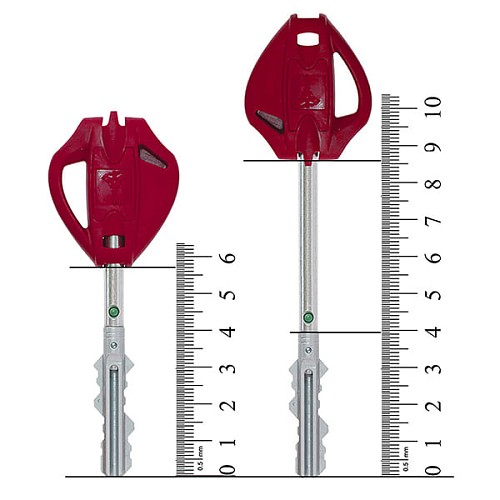 Механизм замка MUL-T-LOCK Omega OFMPB30328L / metal VIP / 3in1 двухсистемный (BS65 * 85мм) хром полированный без об.планки - Фото №4