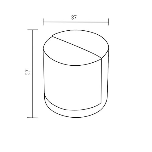 Стопор дверной напольный ORO/ORO DS 522 матовая бронза - Фото №2
