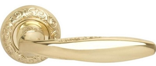 Ручки на розетте FIMET Anna 177 (250) F01 полированная латунь - Фото №2