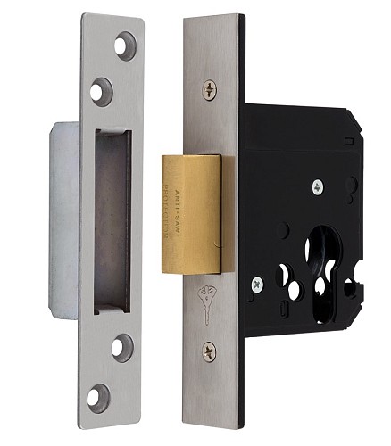 Механизм замка SANTOS 731 (BS45мм) матовый хром - Фото №1