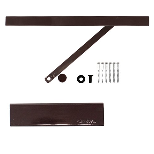 Доводчик CISA C2010.03.0.88 Professional Plus2 SLD до 60 кг FIRE коричневый - Фото №5