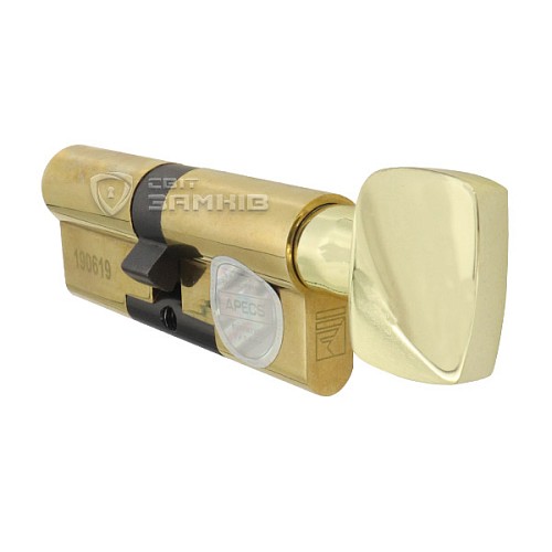 Циліндр APECS XR 80T (35*45T) латунь матова  - Фото №3