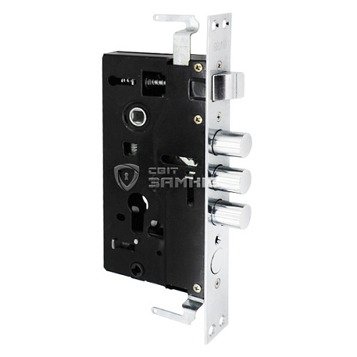 Механизм замка BRUNO BR-62 (BS60*67мм) R правый CP хром - Фото №2