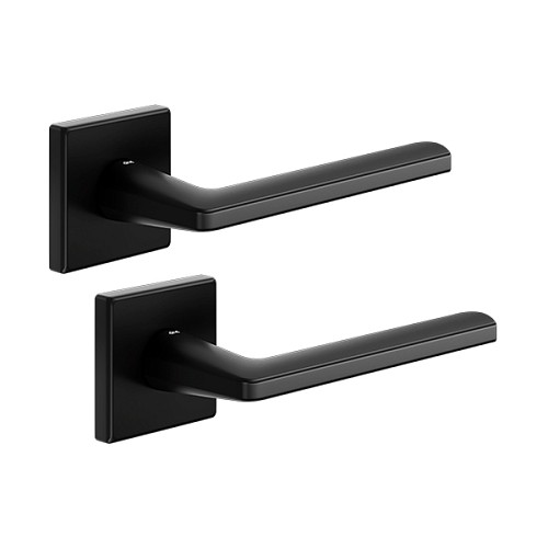 Ручки на розетте DND by MARTINELLI Luce P 02 ZNE черный - Фото №1