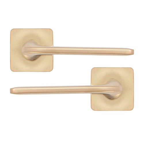 Ручки на розеті COLOMBO Roboquattro S ID51 (PT19BZG-PT13) матове золото - Фото №1