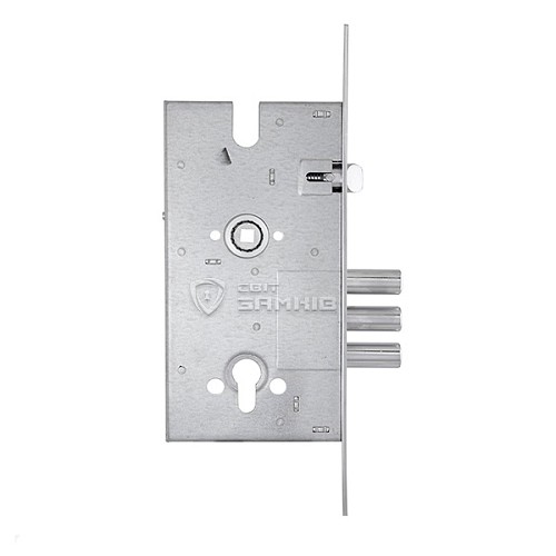 Механізм замка MUL-T-LOCK 354M (BS60*85мм) хром полірований - Фото №2