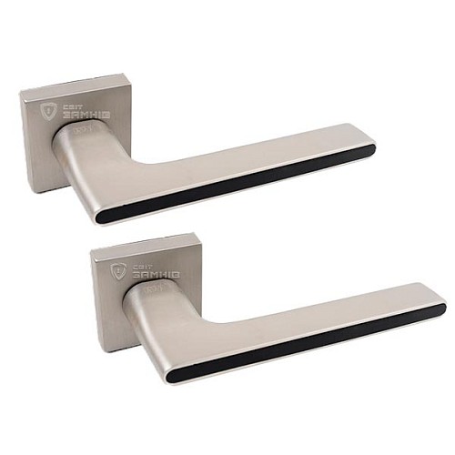 Ручки на розетте TRION Radiant ZL (FTZ49) MSN никель