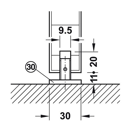 Розсувна система SLIDO Classic 120-P довжина 2 м на 1 полотно вагою до 120 кг - Фото №7