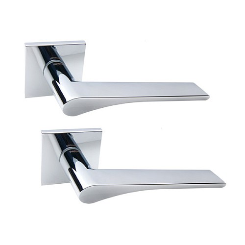 Ручки на розетте FORME Eos 294Q/Slim C01 хром полированный - Фото №1