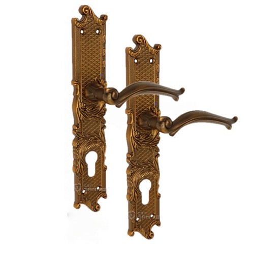 Ручки на планке TRION 256-85 Coffee кофе - Фото №1