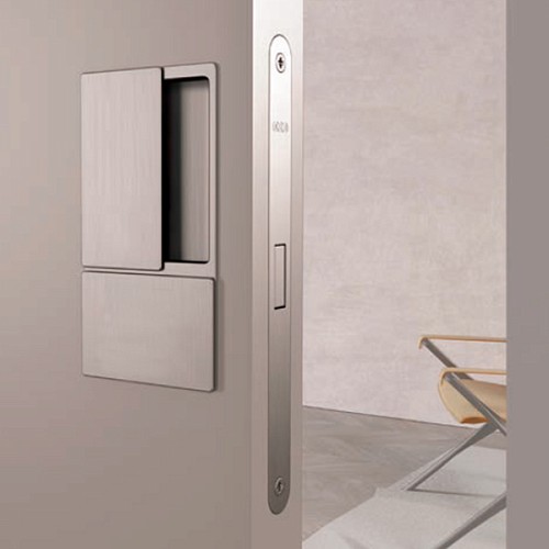 Ручки для розсувної системи AGB Wave B300000101 нікель матовий - Фото №2