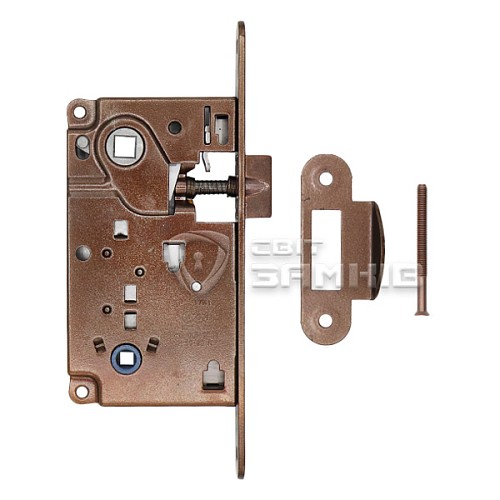 Механизм замка AGB Centro WC (BS50*90мм) бронза - Фото №4