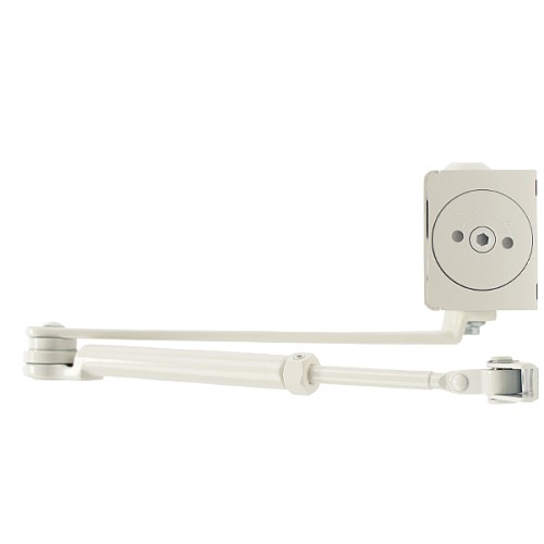 Доводчик CISA C1611.05.0.45 Professional Plus2 BC STD HO с фиксацией до 120 кг белый - Фото №7