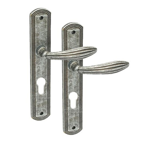 Ручки на планке TUPAI Sofia 1911-72 античное серебро - Фото №1