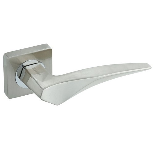 Ручки на розетте GAVROCHE Tantalum Ta-Z3 SN/CP никель/хром - Фото №2