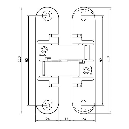 Петля ANSELMI AN 140 3D черный - Фото №2