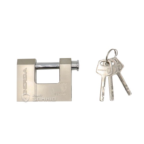 Навесной замок GERDA KSWT 70 (3 ключа) - Фото №4