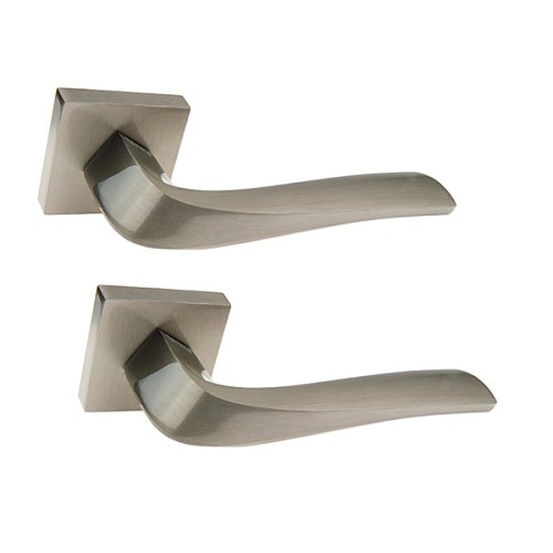 Ручки на розеті FORME Minerva 278Q N02 нікель матовий - Фото №1