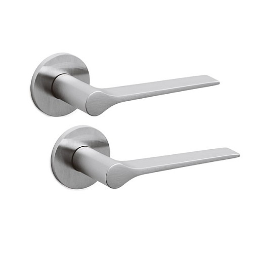 Ручки на розеті OLIVARI Lama L CO хром матовий - Фото №1