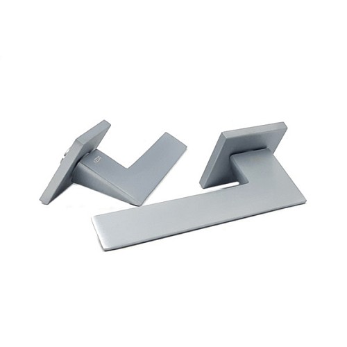 Ручки на розетте KEDR ULTRA R21.175 MCP матовый хром - Фото №2