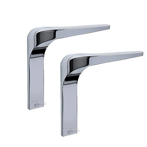 Ручки на планке CONVEX 2055 хром - Фото №1