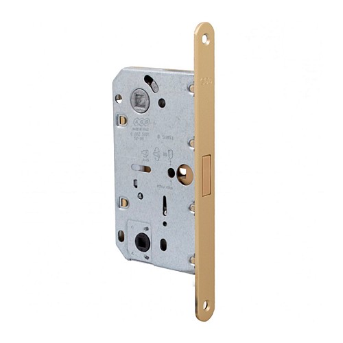 Механизм замка AGB Mediana Polaris WC магнит (BS50*96мм) матовая латунь - Фото №1