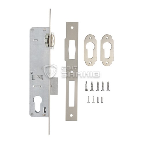 Механізм замка KALE 155 U-25 (BS25мм) хром - Фото №4