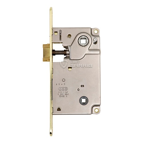 Механізм замка AGB Centro WC (BS50*90мм) латунь - Фото №3