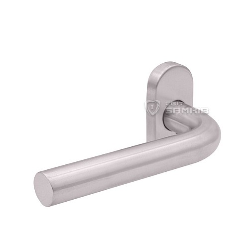 Ручки на розетте SHERLOCK SH 3001 нержавеющая сталь матовая - Фото №3