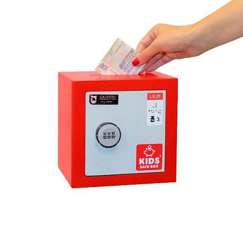 Сейф дитячий GRIFFON LS.20.C KIDS RED - Фото №1