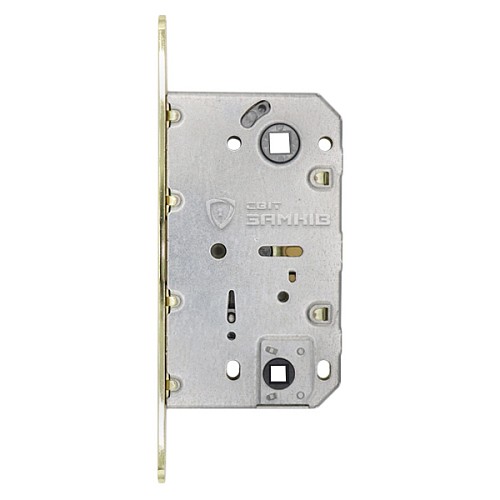 Механизм замка GAVROCHE GR96-M WC (BS50*96мм) магнит.язичок PB золото - Фото №3