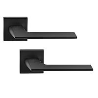 Ручки на розетте ORO/ORO Unica (15E) Black черный матовый