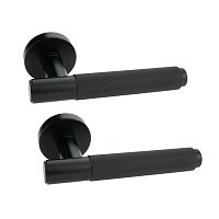 Ручки на розетте FORME City 335A N52 черный матовый