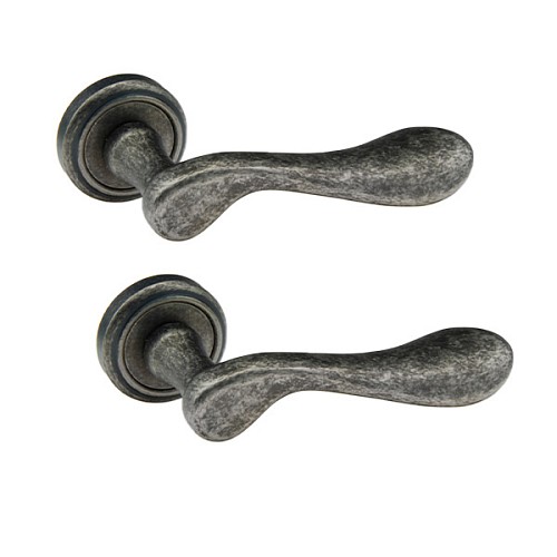 Ручки на розетте FADEX Mira 119V N10 античное железо - Фото №1