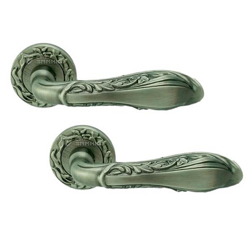 Ручки на розетте LINEA CALI Liberty (113) олово