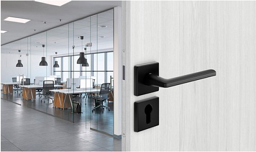 Ручки на розетте DND by MARTINELLI Luce P 02 ZNE черный - Фото №3