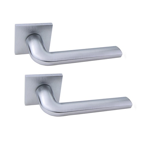 Ручки на розетте FORME Milly 133Q/Slim C02 хром матовый - Фото №1