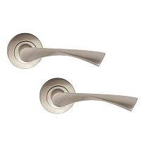 Ручки на розетте SIBA Genoa (R01) матовый никель 