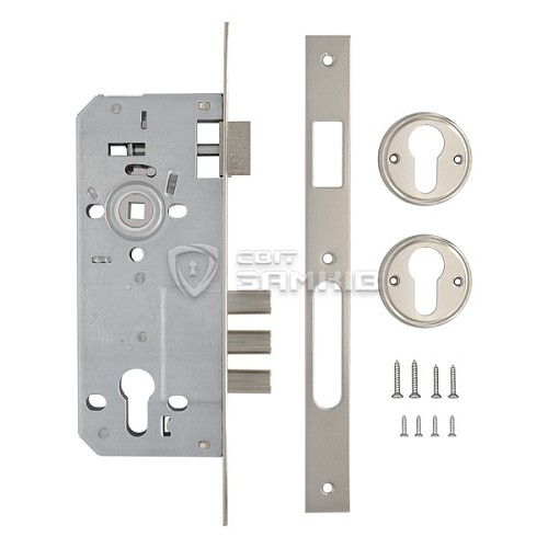 Механизм замка KALE 152-3MR (BS45*85мм) никель - Фото №4