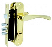 Комплект замка KEDR 1023-M60 (BS40*60мм) PB полірована латунь