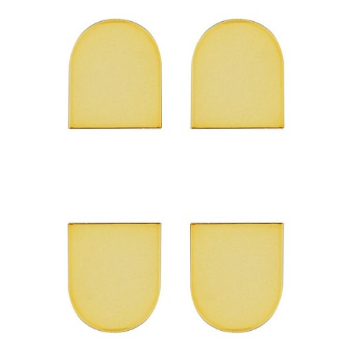 Комплект ковпачків AGB E302001103 для завісу Eclipse 2.0 полірована латунь - Фото №1