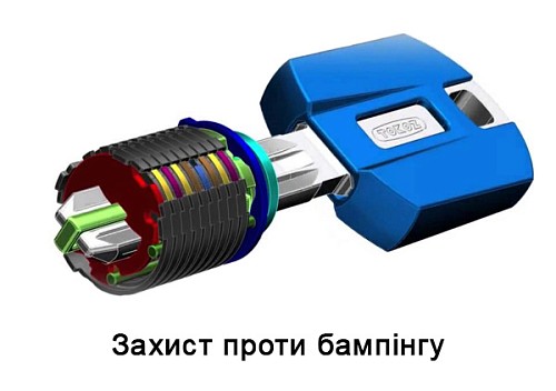 Цилиндр TOKOZ Pro400 133 (68H*65) (H - закаленная сторона) никель матовый - Фото №6