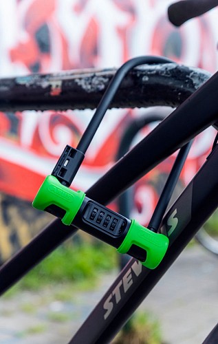 Замок для велосипеда ABUS 410C/170HB230 Ultra Combo SH34 230 мм кодовый Green зеленый - Фото №3