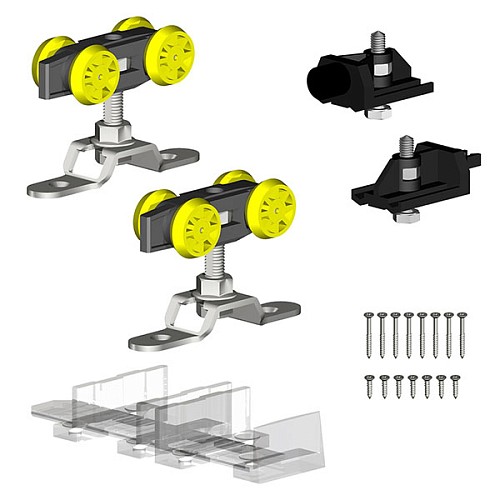 Раздвижная система VALCOMP Herkules HS60 длина 4 м на 2 полотна весом до 60 кг - Фото №14