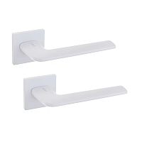 Ручки на розетте GAVROCHE Hassium AL-A25 White белый